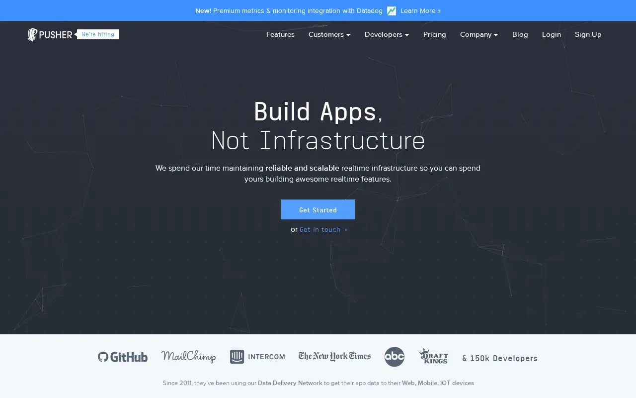 pusher.com in 2017