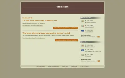 tesla.com in 2008