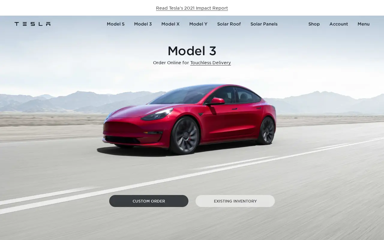 tesla.com on July 1, 2022