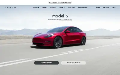 tesla.com in 2022