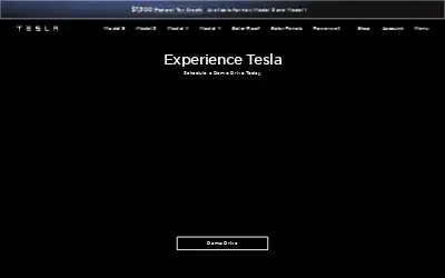 tesla.com in 2023
