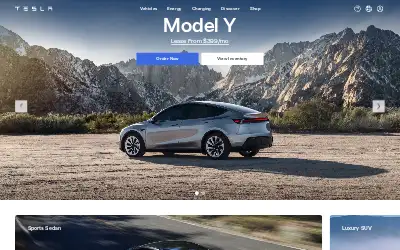 tesla.com in 2025