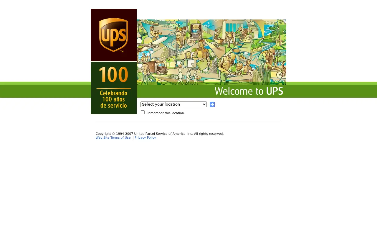 ups.com in 2007