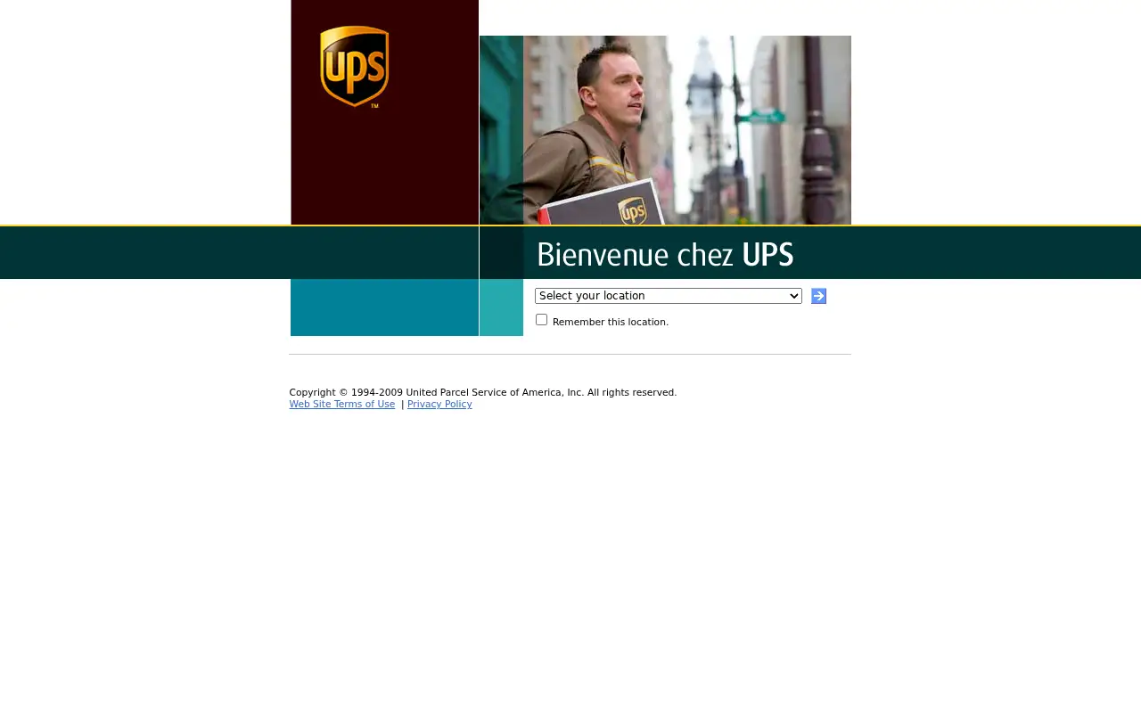 ups.com in 2009