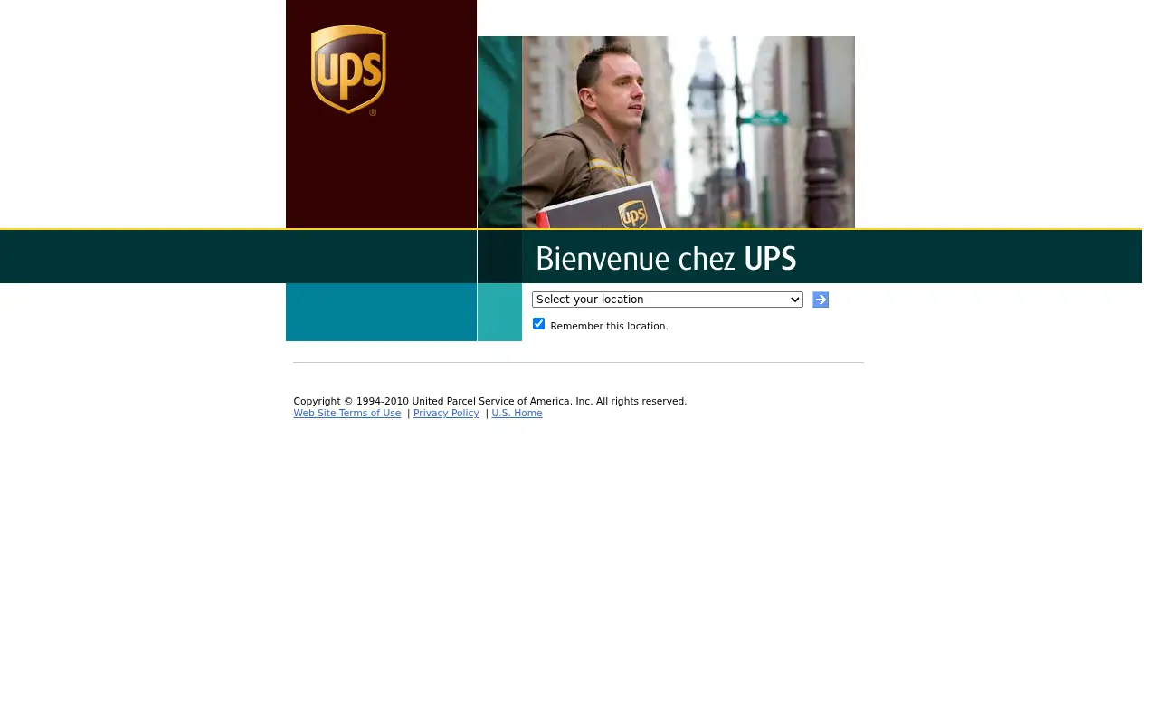 ups.com in 2010