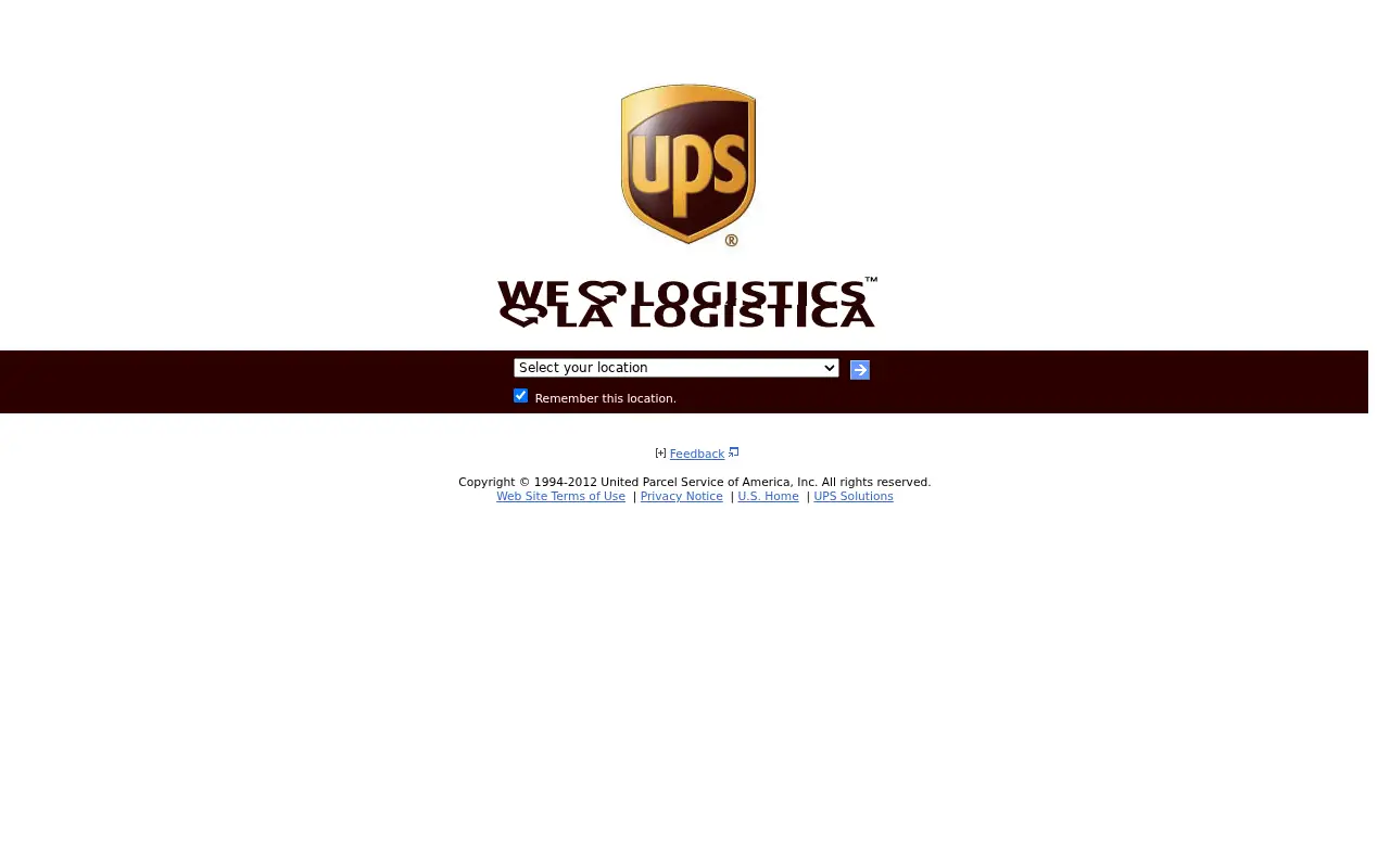ups.com in 2012