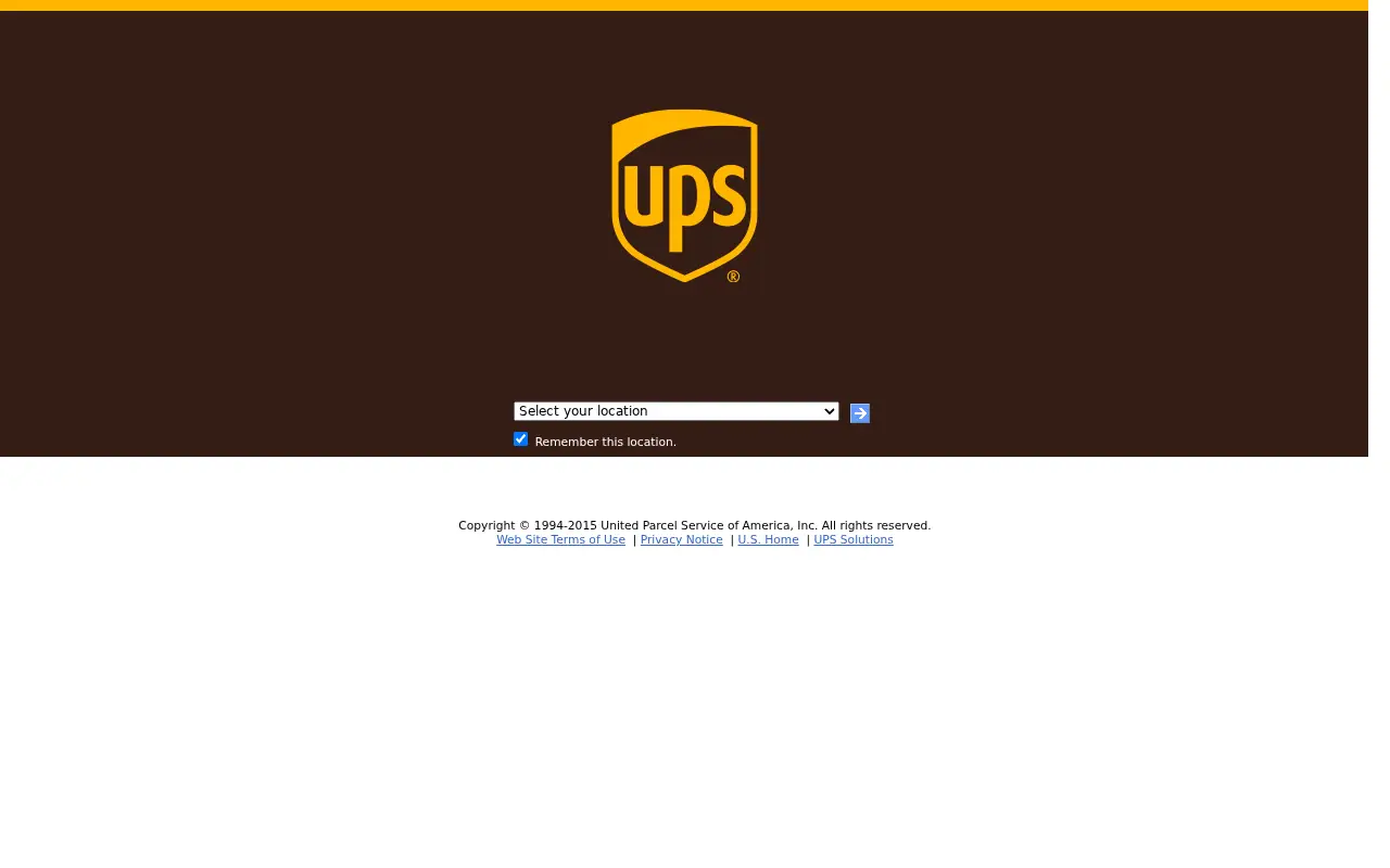 ups.com in 2015