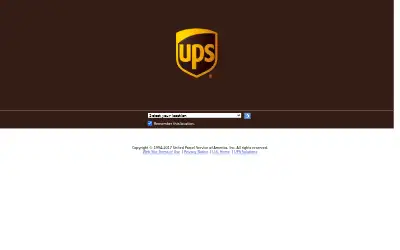 ups.com in 2017