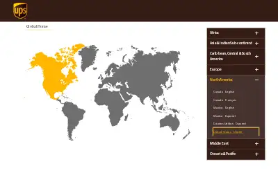 ups.com in 2018