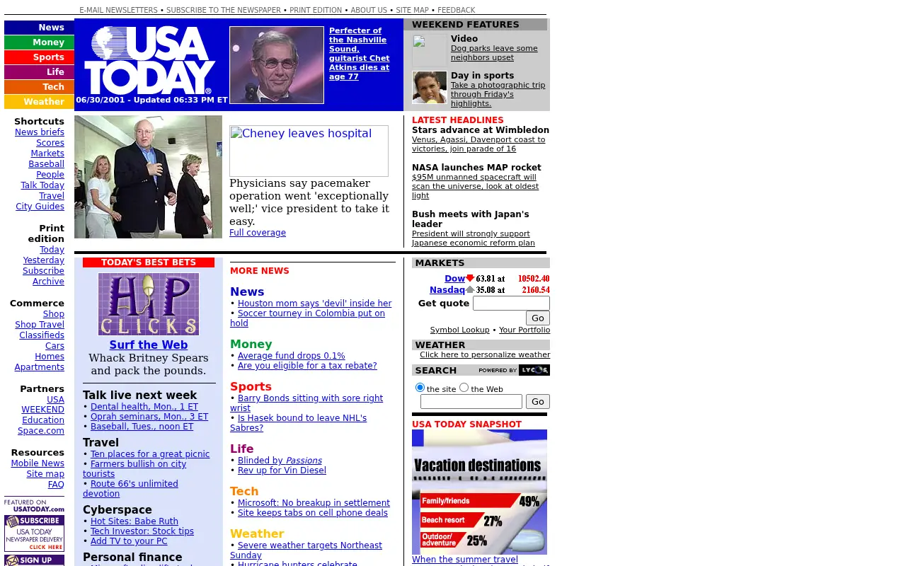 usatoday.com in 2001