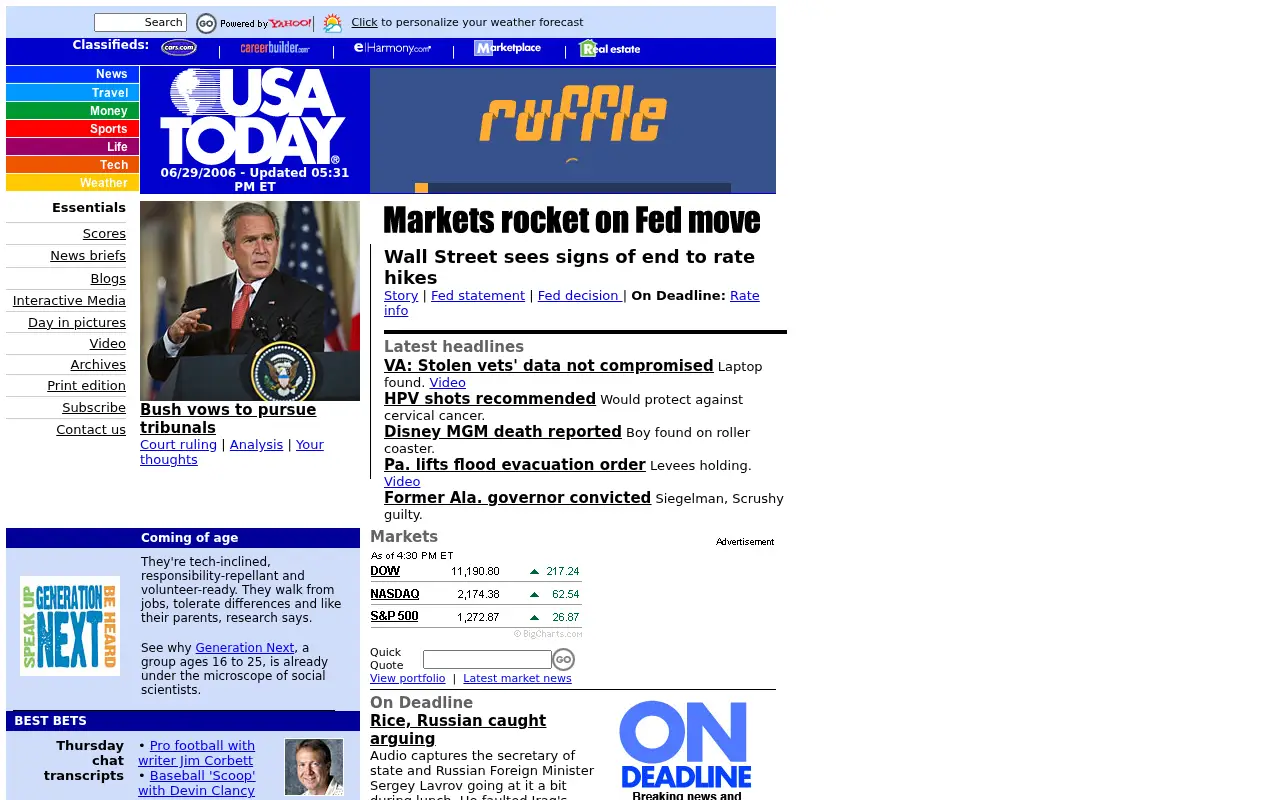 usatoday.com in 2006