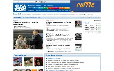 usatoday.com in 2009