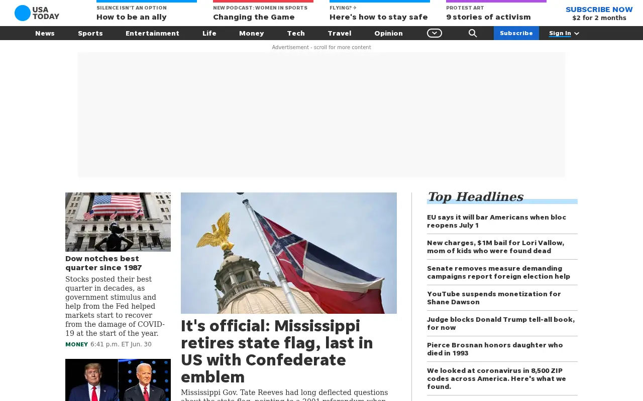 usatoday.com in 2020