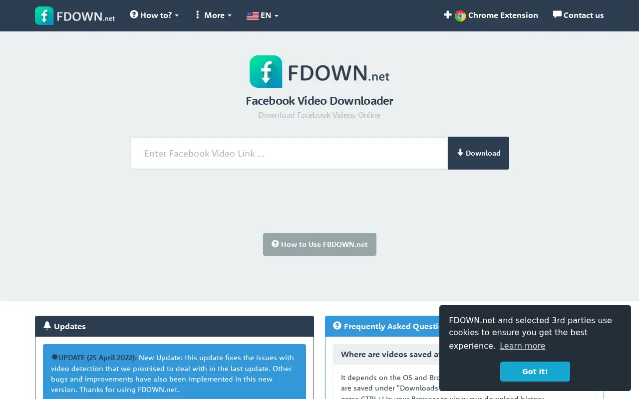 fdown.net in 2022