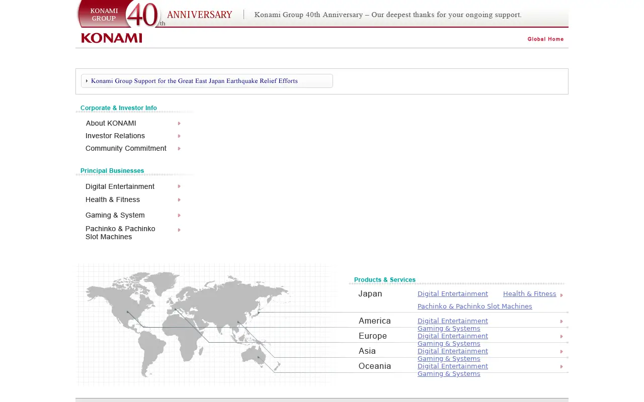 konami.net in 2013