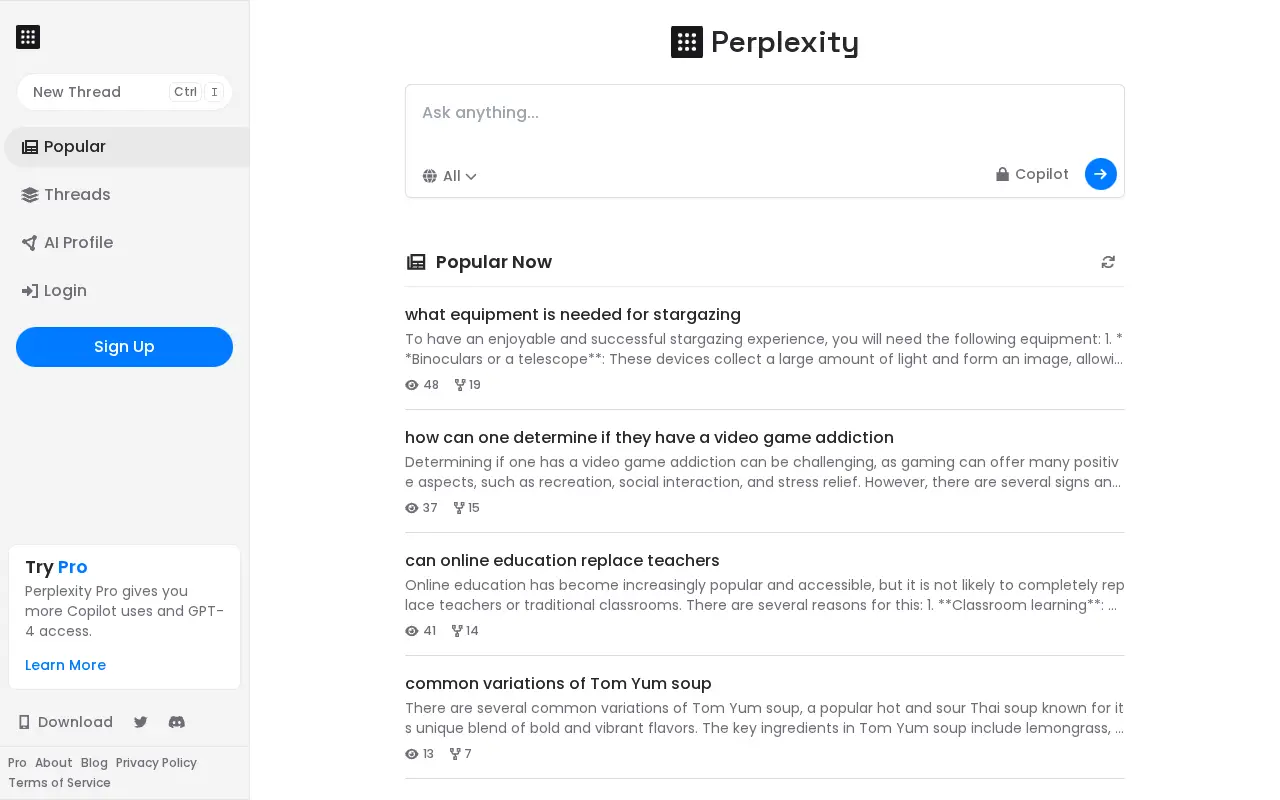 perplexity.ai in 2023
