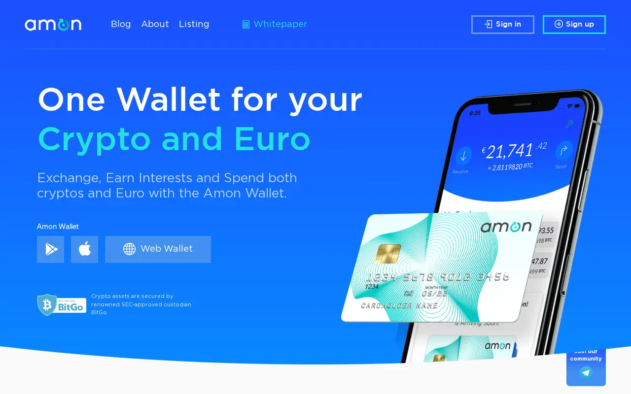 amon.tech in 2019