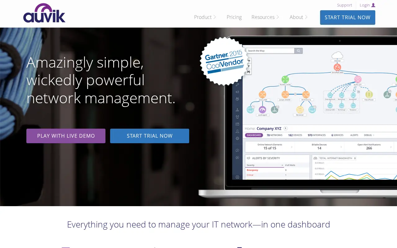 auvik.com in 2015