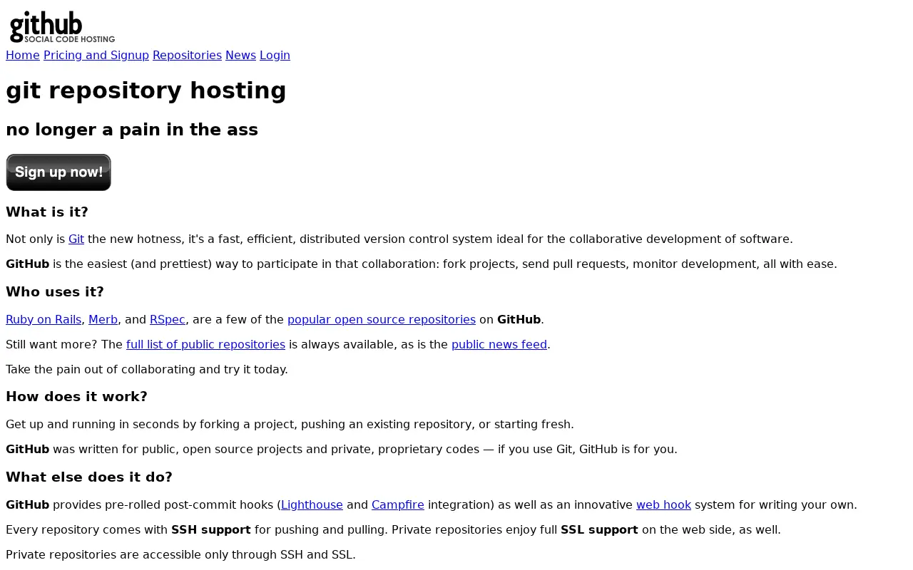 github.com in 2008