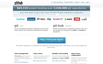 github.com in 2011