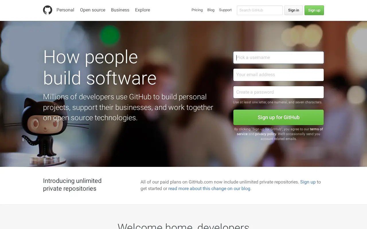 github.com on July 1, 2016
