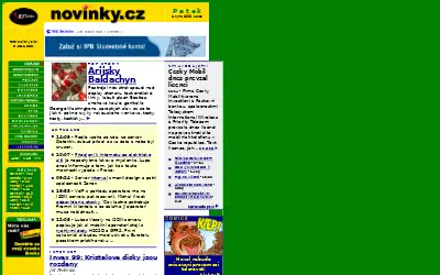 novinky.cz in 1999