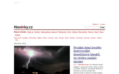 novinky.cz in 2011