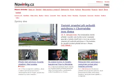novinky.cz in 2012