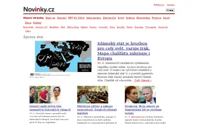 novinky.cz in 2014