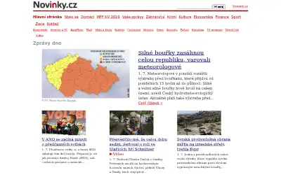 novinky.cz in 2019