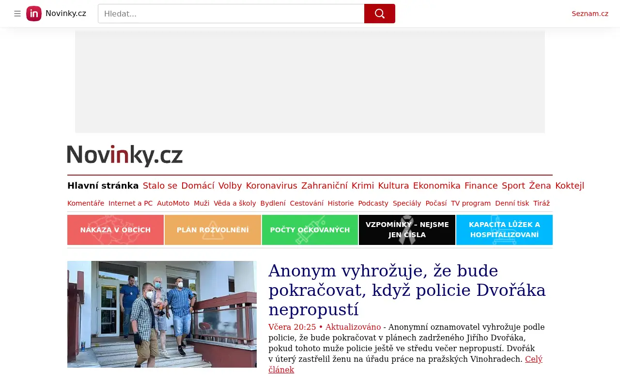 novinky.cz in 2021