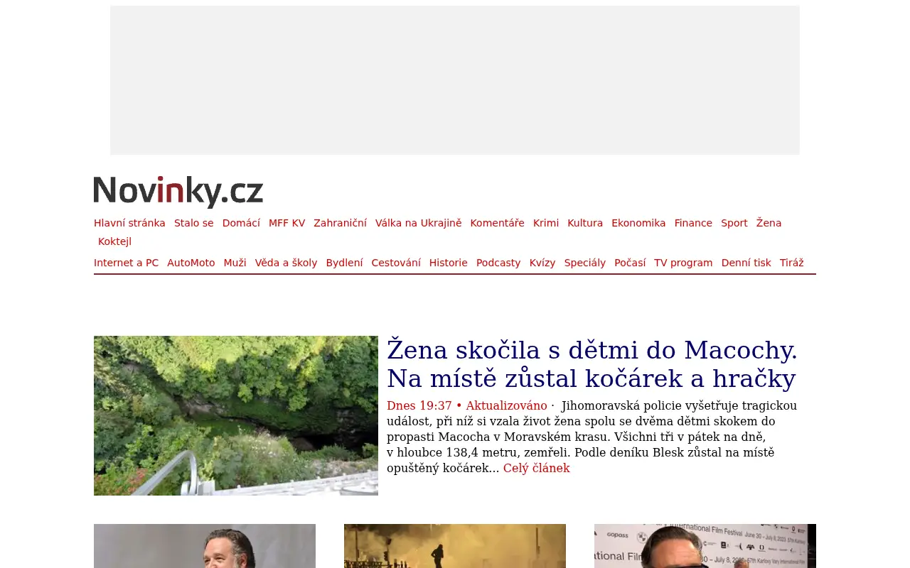 novinky.cz in 2023