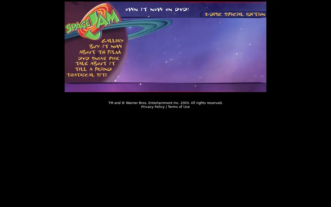 spacejam.com in 2016