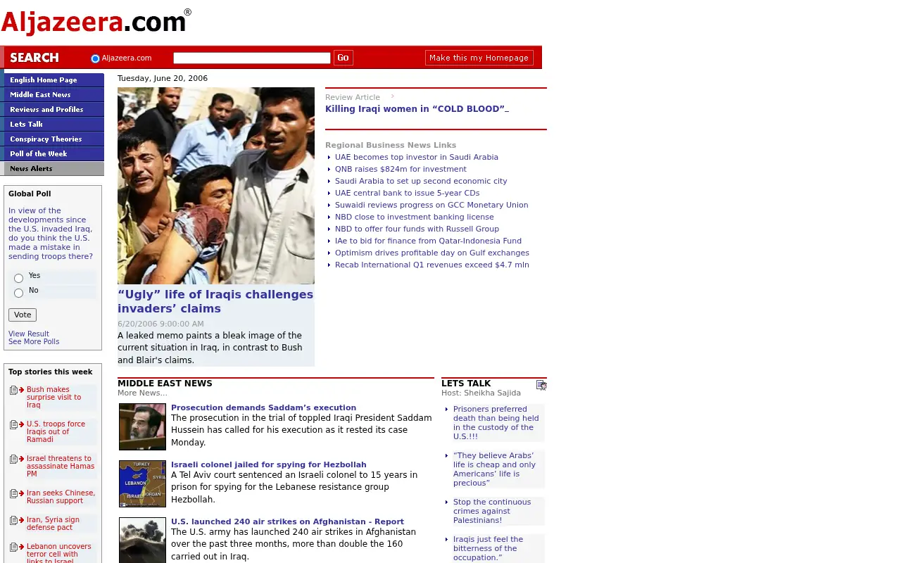 aljazeera.com in 2006
