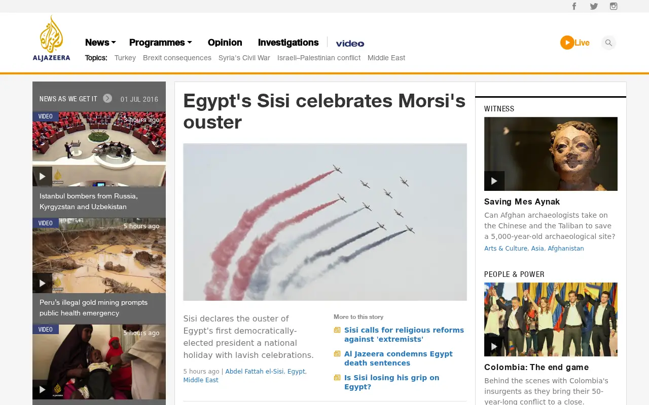 aljazeera.com in 2016