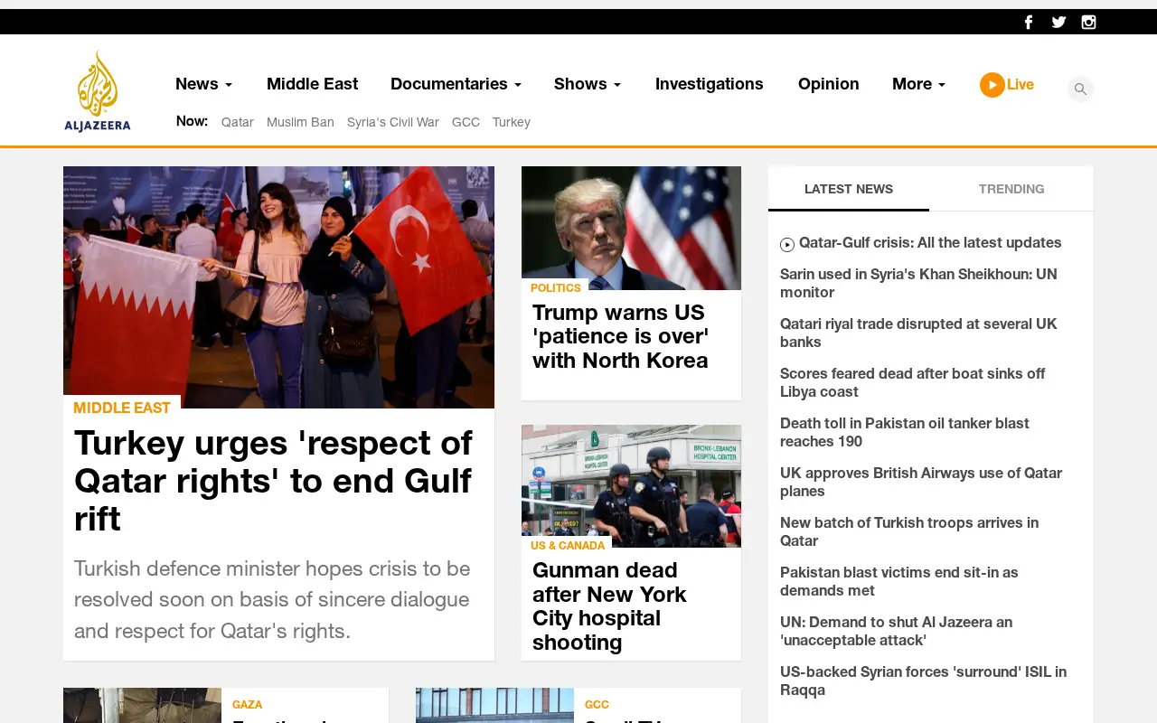 aljazeera.com in 2017