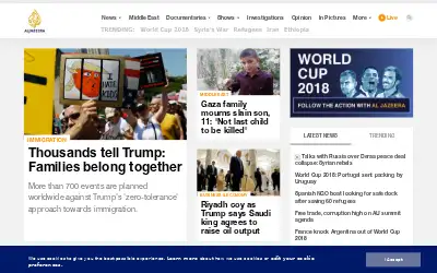 aljazeera.com in 2018