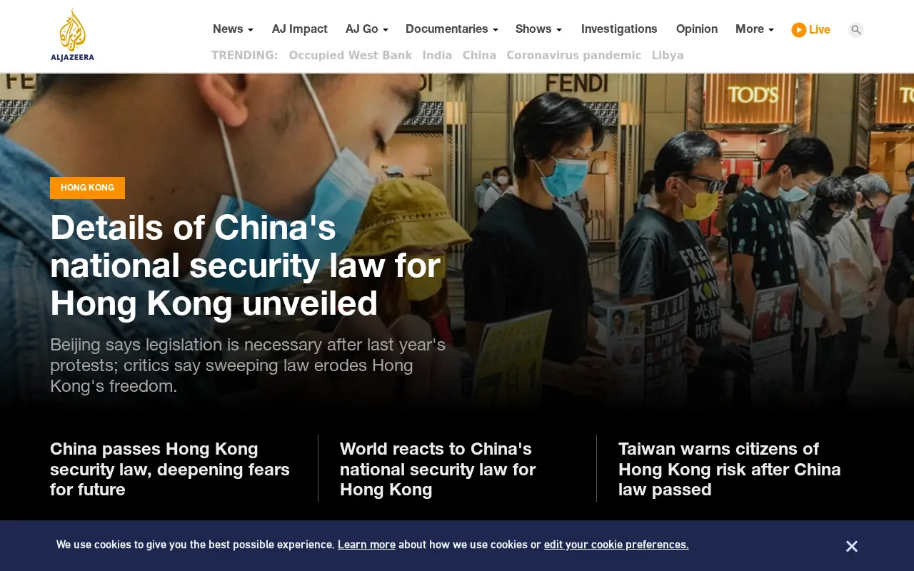aljazeera.com in 2020