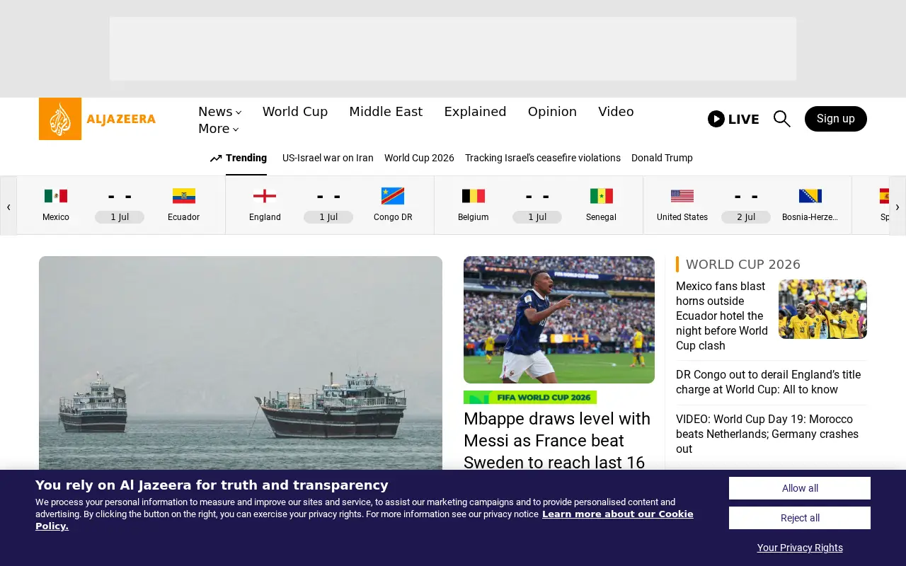 aljazeera.com in 2026