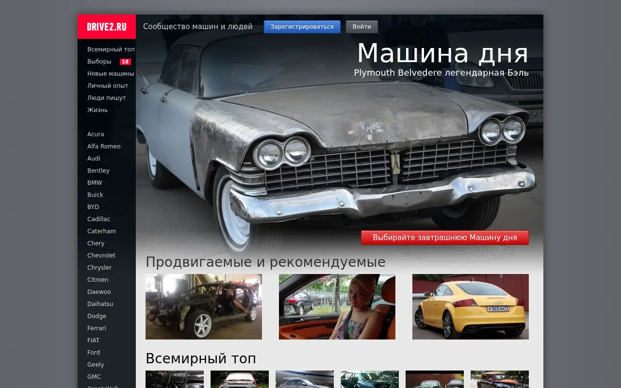 drive2.ru in 2014