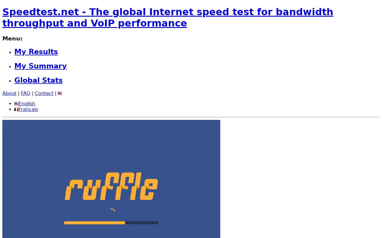 speedtest.net in 2008