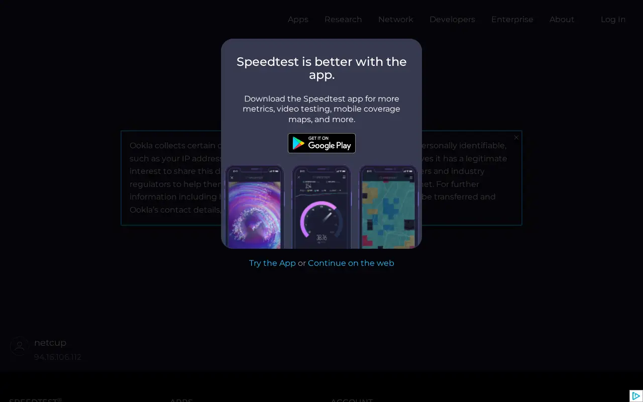 speedtest.net in 2024