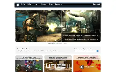 unity3d.com in 2011