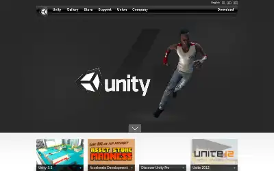 unity3d.com in 2012