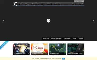 unity3d.com in 2013