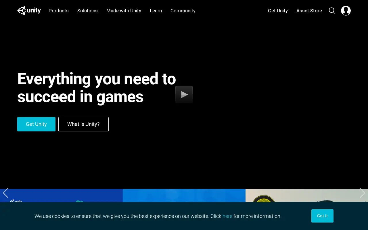 unity3d.com in 2017
