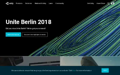 unity3d.com in 2018