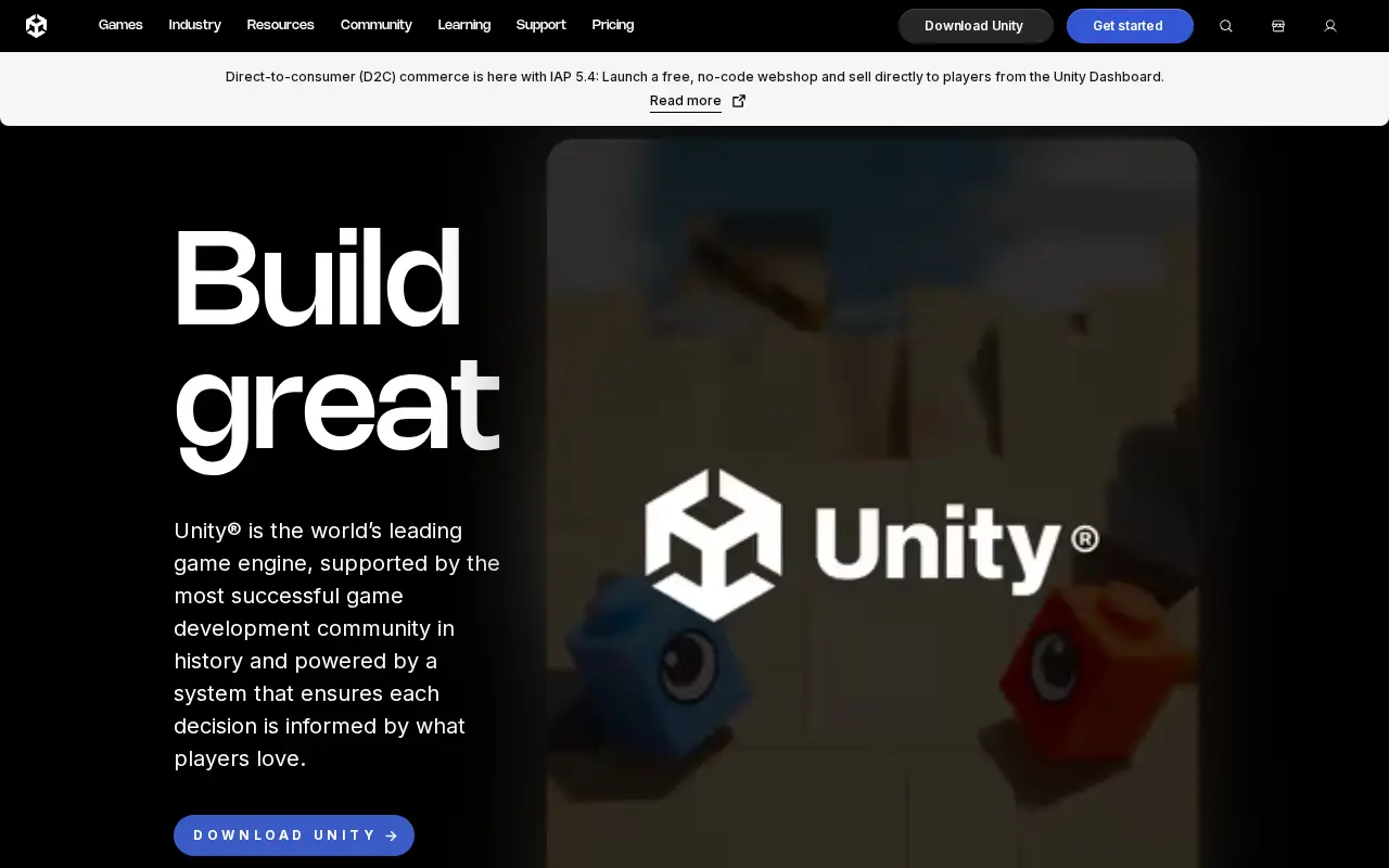 unity3d.com in 2026