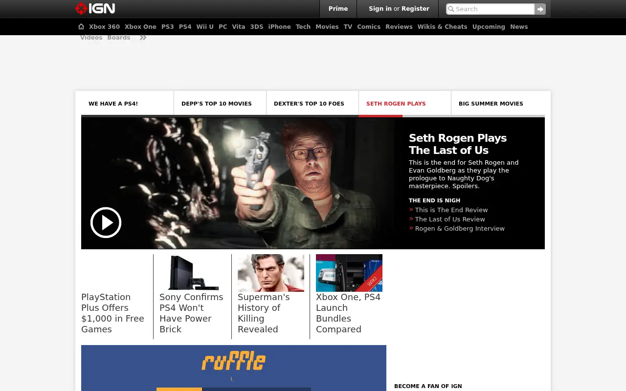 ign.com in 2013