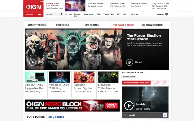 ign.com in 2016